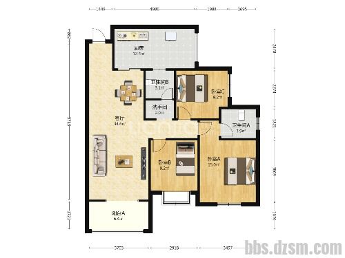 ��Ԫ��ѧ���󷿣���װ����˫�������ϣ������ס